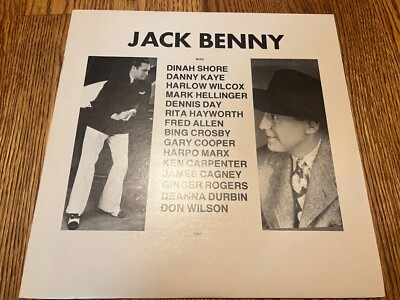 JACK BENNY & GUESTS  VINYL  LP NM/VG++ RADIO SHOW FAMOUS PERSONALITIES RECORDS