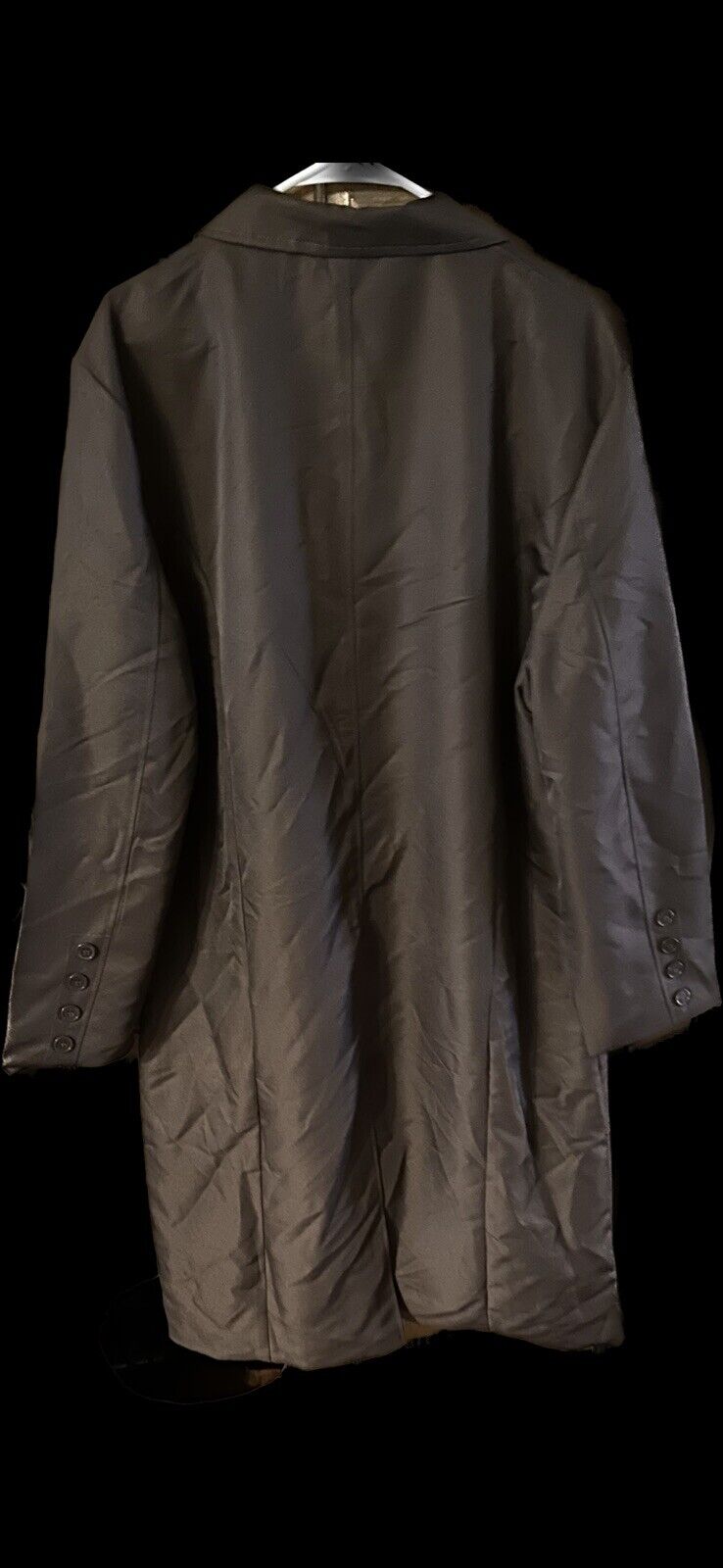 Spirit Halloween Trench Coat Brown Size XL - image 2
