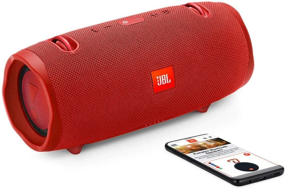 JBL XTREME 2 PORTABLE BLUETOOTH WATEREPROOF SUPER LOUD SPEAKER ( RED )