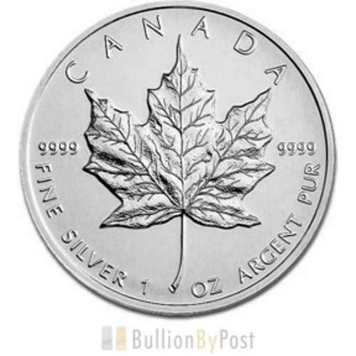 Canadian Maple Leaf Silver Bullions