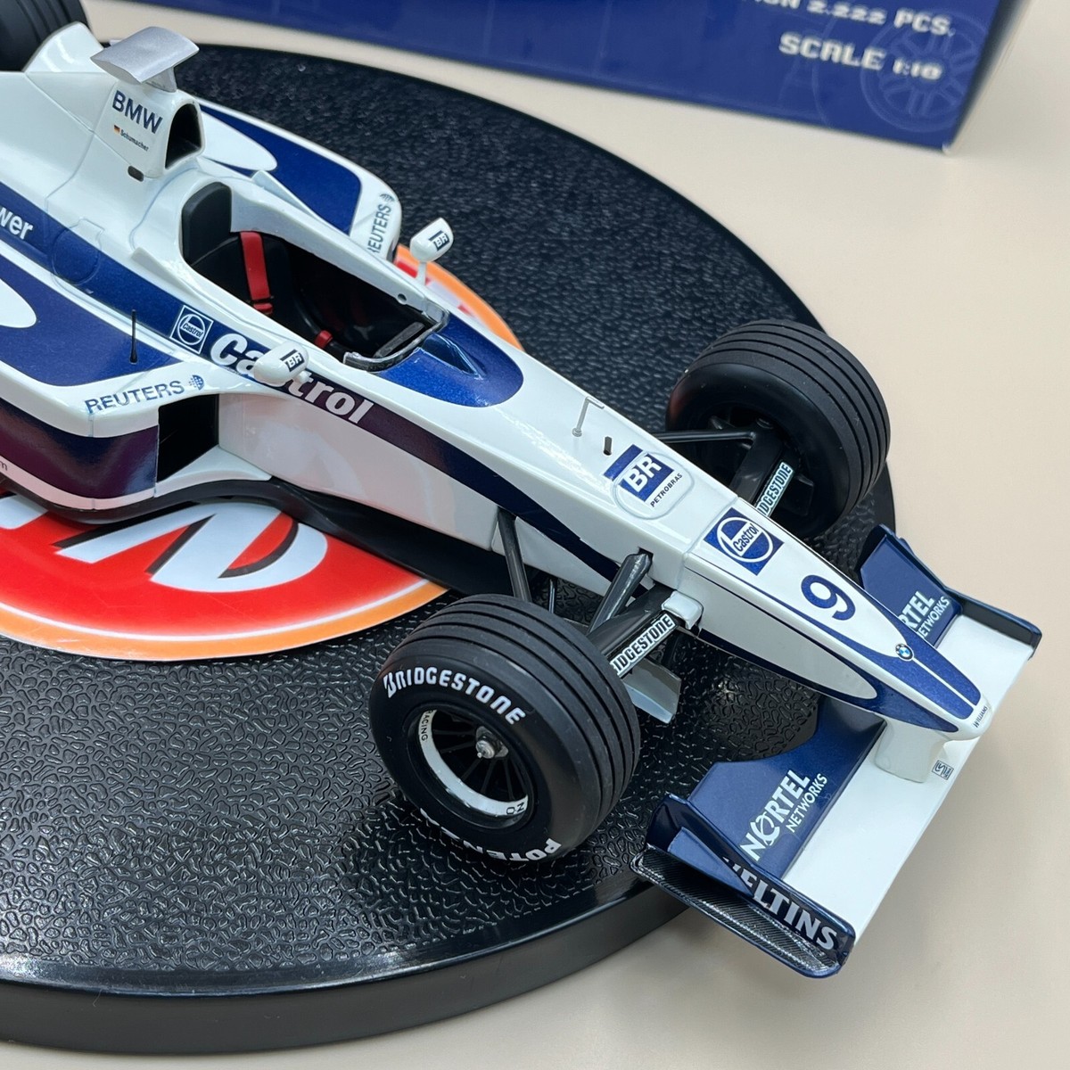 MINICHAMPS 1/18 Williams BMW Power Launch Car #9 2000 Diecast LTD