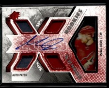 2015-16 Upper Deck SPx Auto Materials RED Max Domi Rookie Auto 21/50 #171