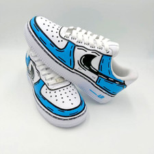 Air Force 1 Low Custom Shoes Retro Cartoon Graffiti Urban Art Pick Your Color!!