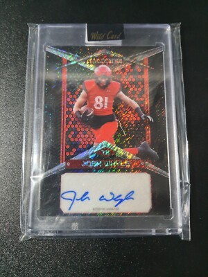 Josh Whyle - Wild Card Alumination 2023 - Tennessee Titans - Auto - Black - /15