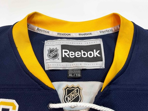 Reebok Premier Buffalo Sabres VANEK #26 NHL Hockey Jersey XL Navy Blue Sewn - Picture 3 of 12
