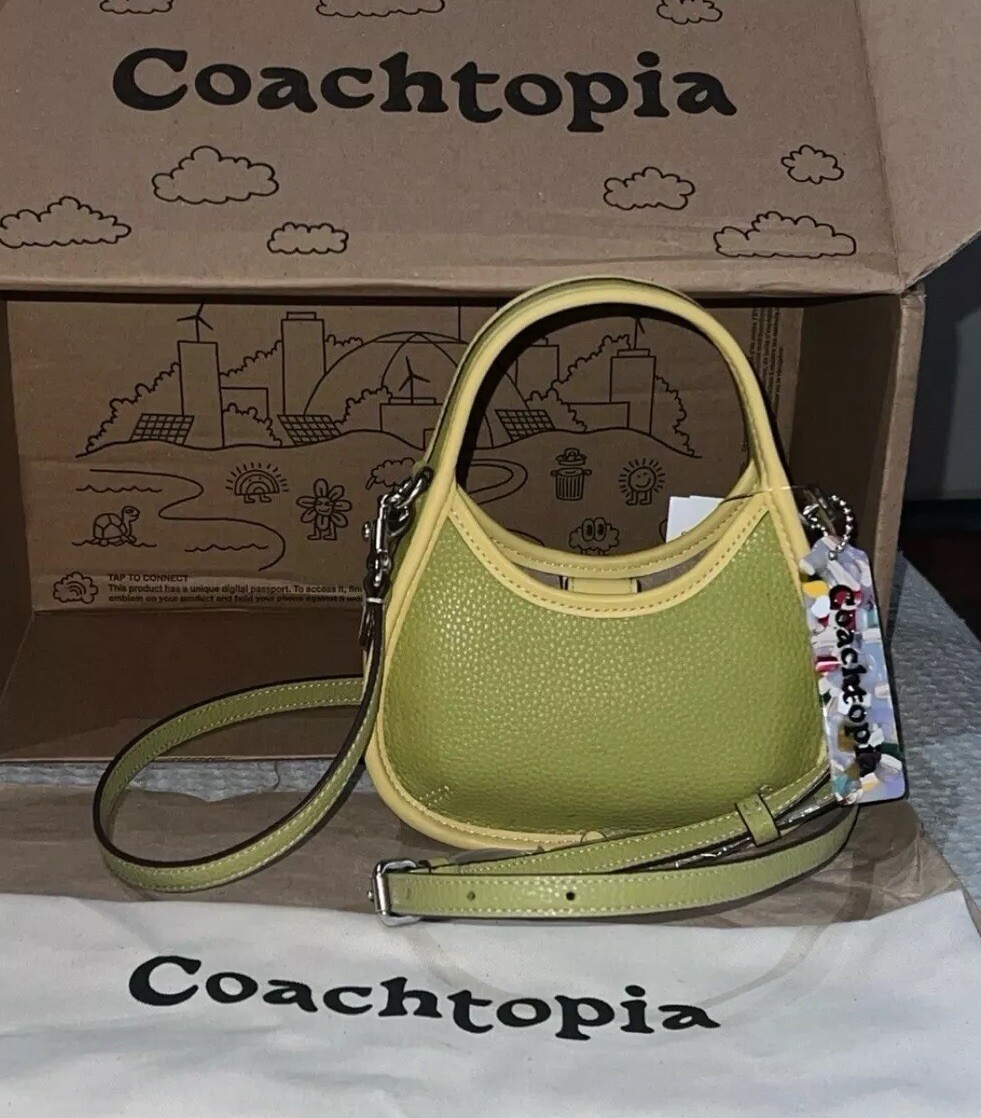 NWT COACH Coachtopia Mini Ergo Bag w Crossbody Strap *NEW In