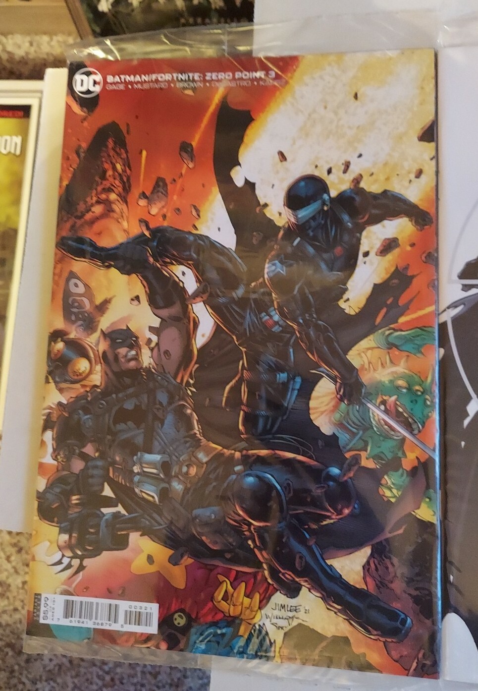 Batman Fortnite Zeropoint #3 Polybagged w/code All 3 Covers (In Hand)