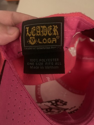 Leader Of Generation Apparel California Republic SnapBack Hat - Pink - OSFA - Picture 6 of 6