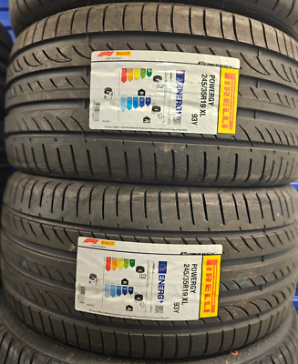 PIRELLI　POWERGY 245/35R19 4本セット　2024年製 2X NEW PIRELLI POWERGY UHP TYRES 245/35 ZR19 XL 93Y 245 35 19
