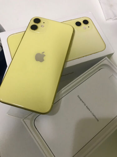 Apple iPhone 11 - 256GB - Yellow (Unlocked) A2111 (CDMA + GSM) for