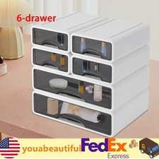 13.4*9.8*13 in PP Rectangular Desktop Organizer Office 6-drawer Organizer