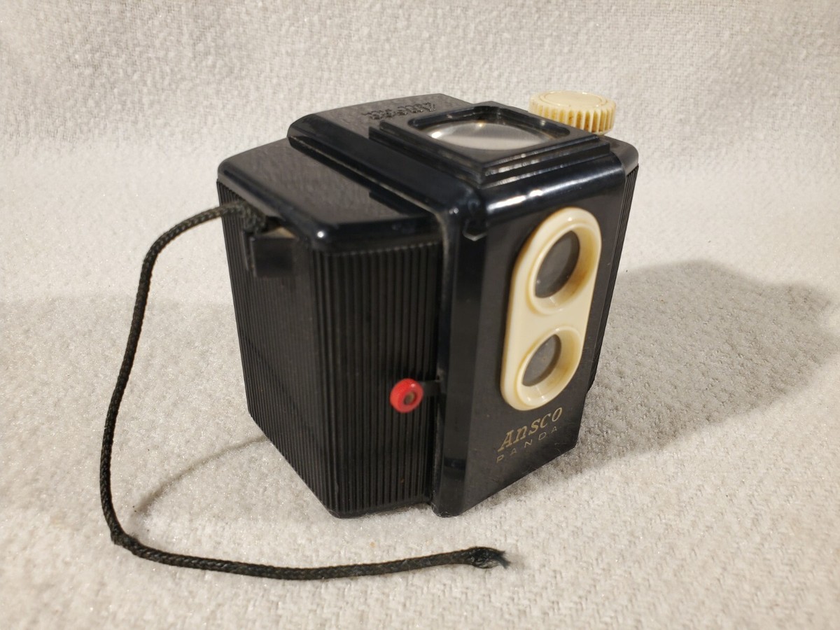 ビンテージ　Ansco、カメラ＆ケース Ansco Panda Box Camera 620 Film Vintage Collectible