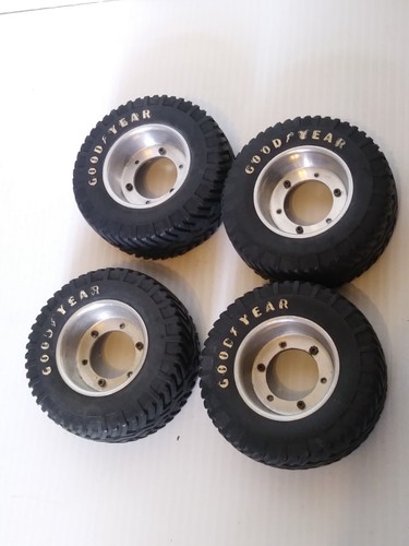 Vintage Rc Tamiya Hilux Blazing Blazer Rc4wd Wheels rims tires aluminum goodyear