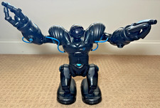 WowWee Black Robosapien RS Blue Interactive Robot without remote