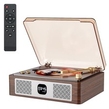 Retro Cd Player Can Rip to USB,Nostalgic Bluetooth CD Player for Home,Built-in