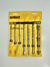 DeWalt Hammer Drill Bit Set 3-Flat Shank 7 pc DW5207