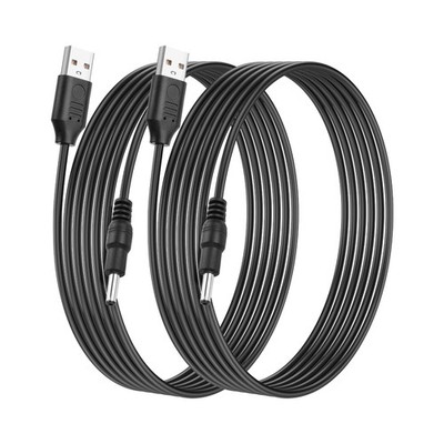 USB auf DC 3,5x1,35mm Netzkabel 5V2A 10FT, CCTV Kamera Ladekabel für IP Cam