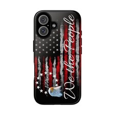 We The People American Flag Bald Eagle Phone Case Patriotic iPhone Samsung