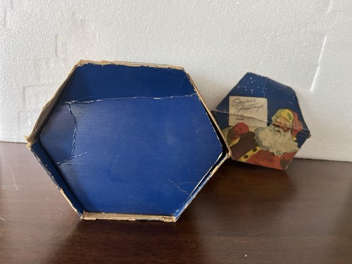 Prince Albert corte prensado rara caja de cartón vacía mal estado principios de 1900’s - Imagen 6 de 15