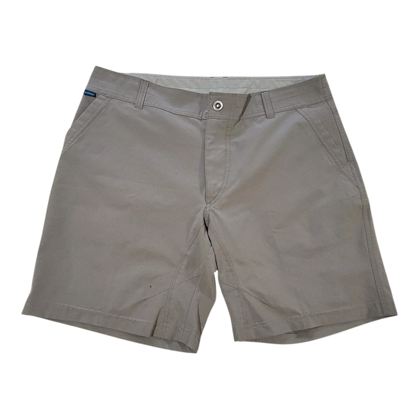 Kuhl Shorts Men 36 Brown Silencr Kargo Hiking Ripstop Outdoor Gorpcore 10"