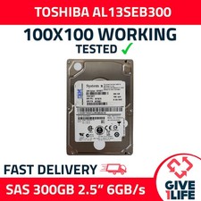 TOSHIBA AL13SEB300 300GB HDD 2.5 SAS-2 6GB/S ...