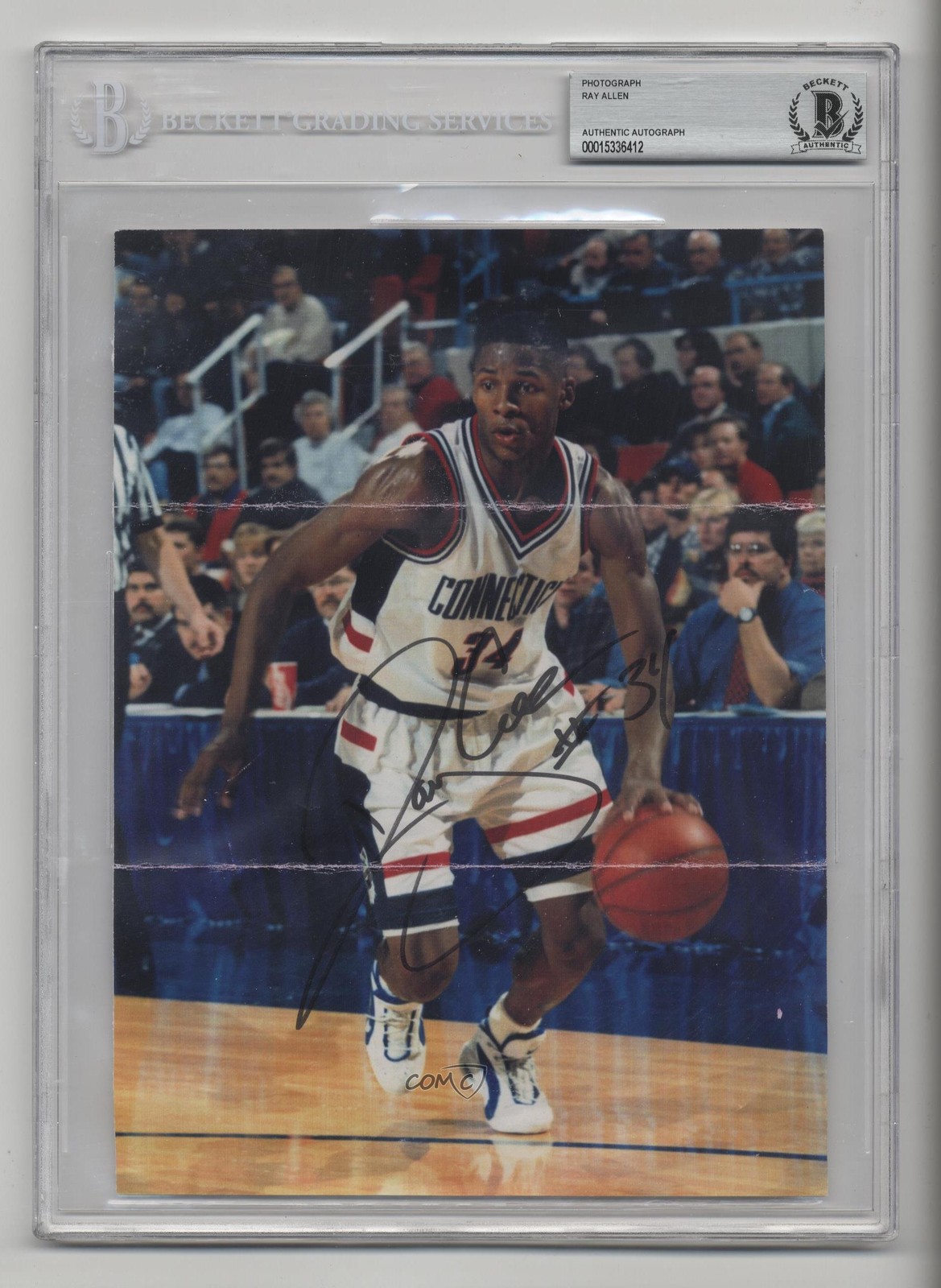 Ray Allen BAS Authenticated BGS Authentic Auto HOF 