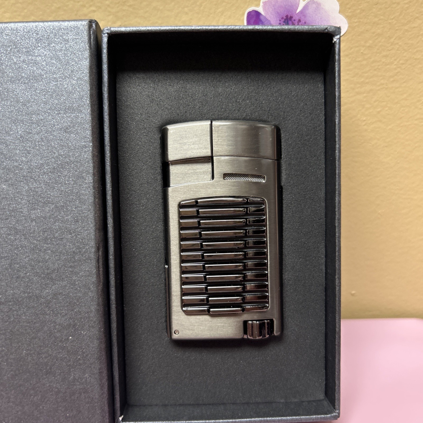 Xikar Lighter Forte Single Jet Flame Lighter - Gunmetal - 523G2 - New