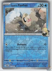Cynthia's Feebas 052/182 Destined Rivals Reverse Holo