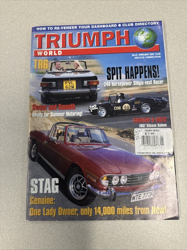 Triumph World April/May 2002 Spit Happens