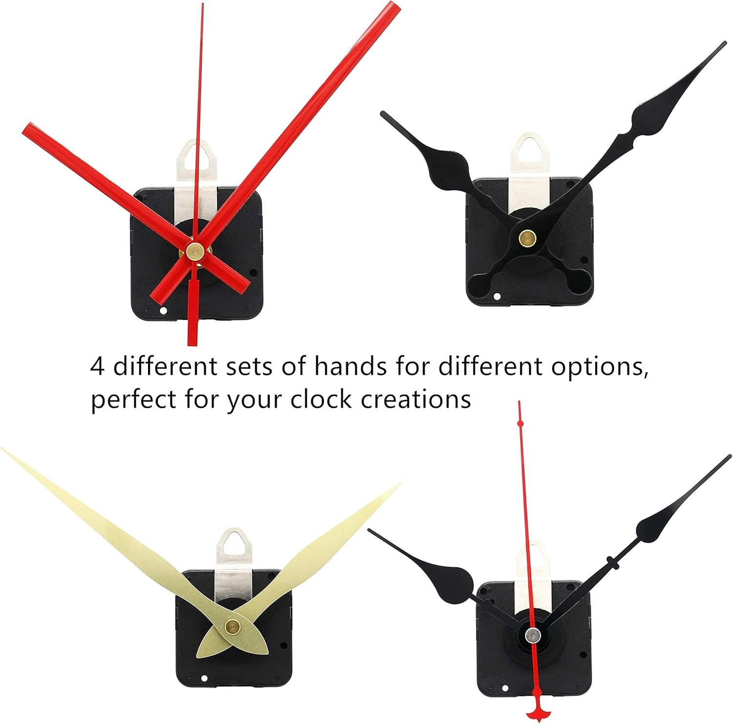 12888 Quartz DIY Wall Clock Movement Mechanism Repair Parts Replacement Kit S...