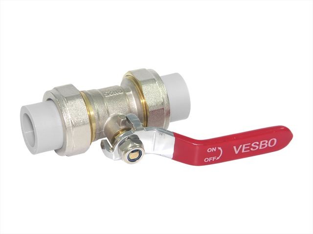 BALL VALVE 40MM MOS-PP 353-40-M