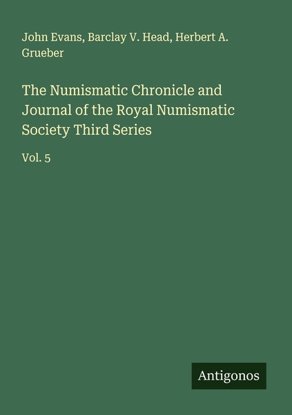 The Numismatic Chronicle And Journal Of The Royal Numismatic Society Third Serie-image