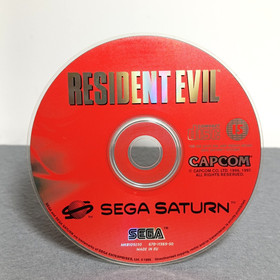 RESIDENT EVIL game SEGA SATURN DISC + WORKING PAL CASE