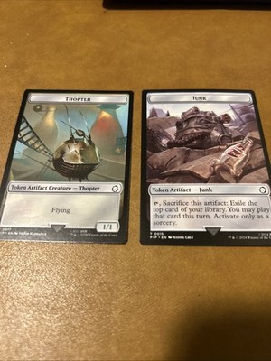 MAGIC THE GATHERING MTG FALLOUT DOUBLE TOKEN THOPTER / JUNK | eBay