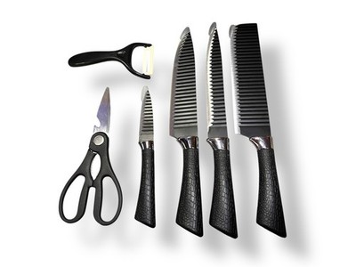 Ghero Non-Stick Cutlery 6 pcs Daily Use Sharp Knives Brand New kitchen kit Set