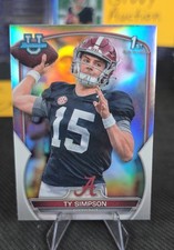 2022 Bowman University Chrome - Ty Simpson #80 Refractor (RC)