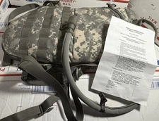 US ARMY SKILCRAFT HYDRAMAX ACU CAMO 3.5 LITER ALPHA HYDRATION & MOLLE CARRIER
