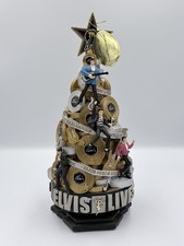 Elvis 75th Anniversary Tribute Musical Xmas Tree Statue Bradford Exchange 2010