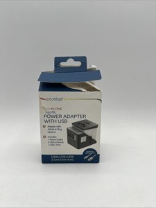 Protege All in One Travel Power Device Adapter with USB