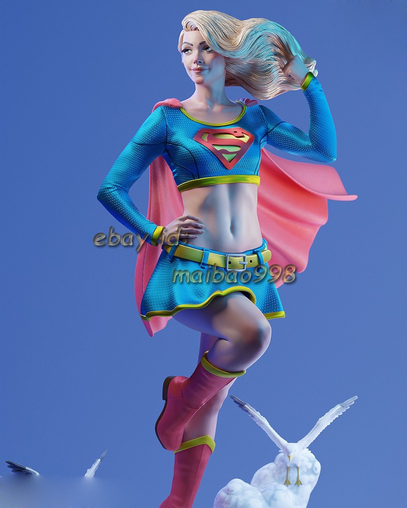 1/8 1/6 Super Girl 3D Print Garage Kit Figure Model Kit Unpainted Unassembled GK