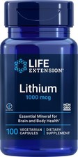 Life Extension Lithium 1000 mcg 100 Capsule
