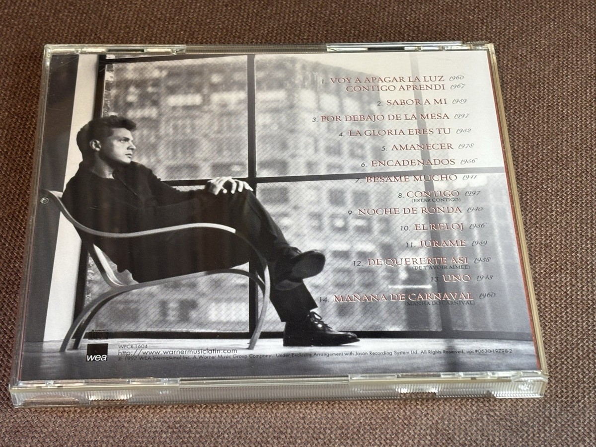 LUIS MIGUEL Romances JAPAN CD WPCR-1604 w/ JAPANESE BOOKLET 1997