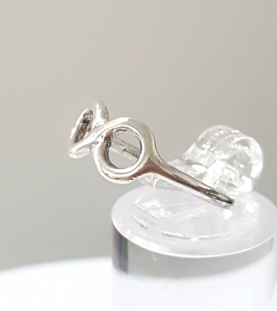 Fabulous Solid Infinity Band Ring 925 Silver Size… - image 20