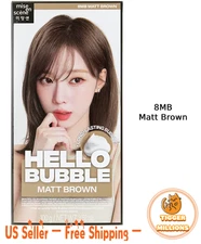 [US Seller] Mise En Scene Hello Bubble #8MB Matt Brown Hair Dye New KoreanImport