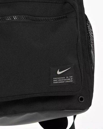 Nike Utility Speed Backpack 27L New Triple Black School Book Bag Training Gift - Picture 3 of 24