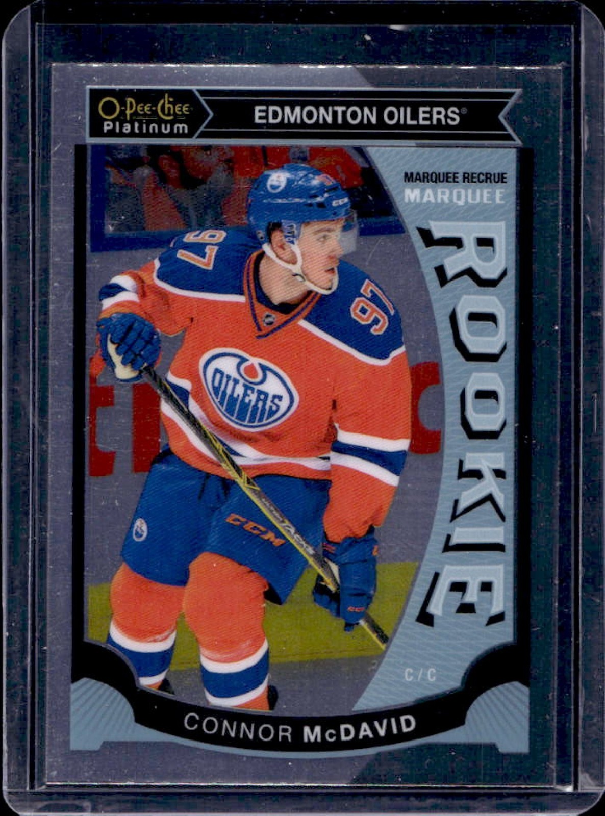 2015-16 O-Pee-Chee Platinum Connor McDavid Marquee Rookies Rookie RC #M1 Oilers