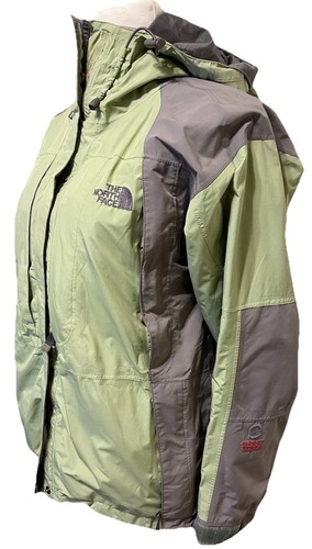 Vintage North Face Celery Green Summit Series Gore Tex Jacke Parka Damen S - Bild 1 von 8