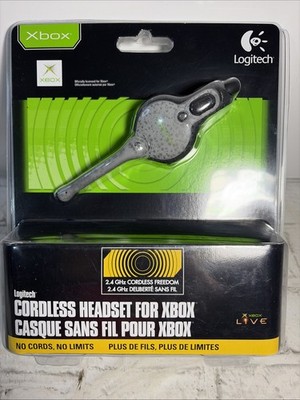 Logitech Cordless Headset For Xbox Original 2004 NEW Authentic Sealed In Package
