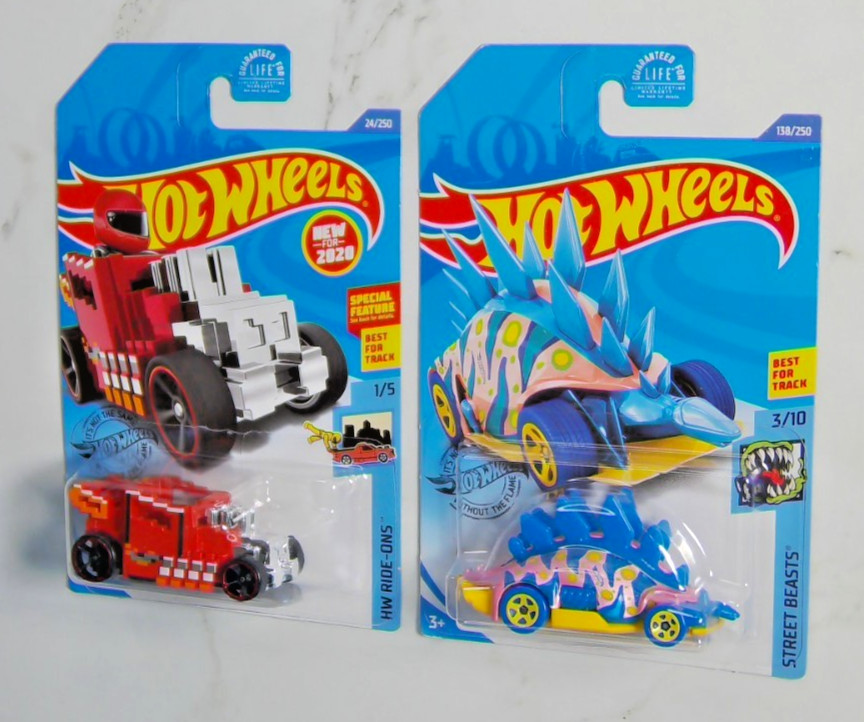 Hot Wheels Premium Lot Pixel Shaker Motosaurus NIB 2017 Rare Diecast