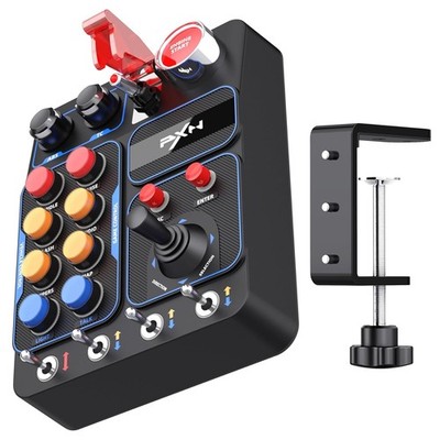 New! PXN CB1 Sim Racing Button Box for Simulators w/ 19 buttons (9 types) USB